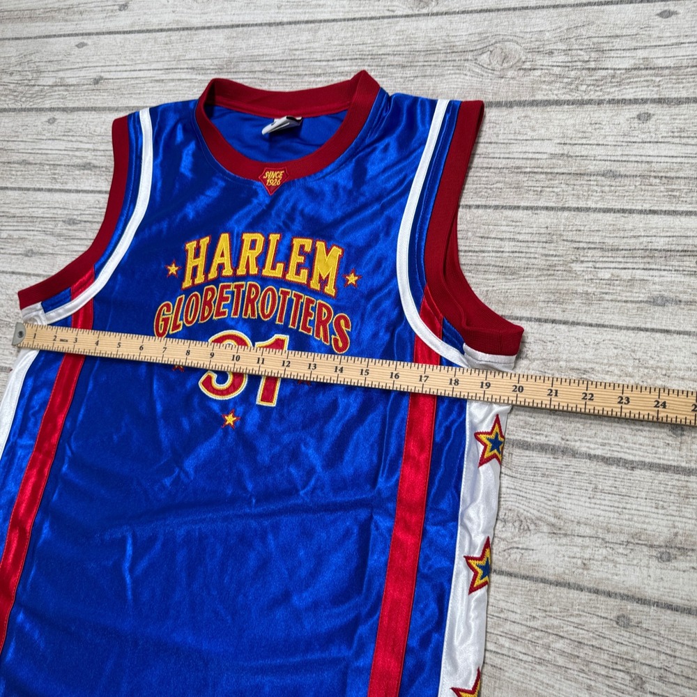 Harlem Globetrotters Basketball Jersey Mens Small Blue #31 Hammer Stars Official - Picture 4 of 7